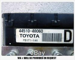 06 07 08 Lexus Rx400 Toyota Highlander Hybrid Abs Anti-lock Brake Pump Assembly