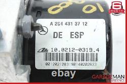 08-11 Mercedes W204 C300 C350 ABS Anti Lock Brake Pump Control Module Unit