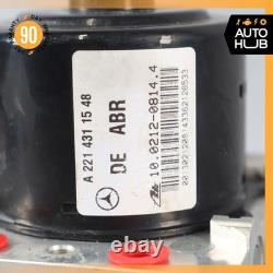 10-14 Mercedes W221 S550 S63 CL63 AMG ABS Anti Lock Pump Brake Module OEM 72k