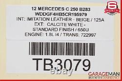 12-15 Mercedes W204 C250 C300 SLK250 ABS Anti Lock Pump Brake Module Unit