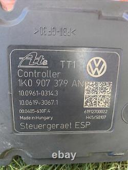 2009 2010 Volkswagen Golf Jetta Eos Gti Abs Brake Pump Module 1k0 907 379 An
