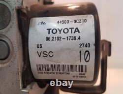 2010-2011 Toyota Tundra Extended Cab Abs Anti-lock Brake Pump Assembly