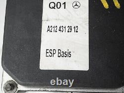 2010 Mercedes Benz E W212 E350 Abs Anti Lock Brake Actuator Motor Pump Oem