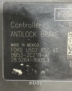 2011-2012 Ford Explorer Abs Anti Lock Brake Pump With Module Bb53-2c405-af Oem