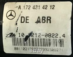 2012 2014 Mercedes-Benz C250 ABS Anti Lock Brake Pump Module A 172 431 42 12