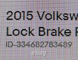 2015 Volkswagen Jetta 2.0L ABS Anti-Lock Brake Pump OEM 1K0 614 517 EG