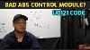 4 Signs Of A Bad Abs Control Module U0121 Lost Communication With Anti Lock Brake System