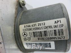 Anti-lock Brake Abs Pump 12-15 Mercedes Gl450 Ml350 W166 A1669013400 Sm01272 D