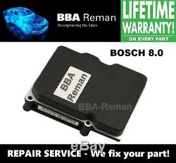 Audi Bosch 8.0 ABS DSC Anti Lock Brake Module 0265950430 Repair Service