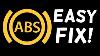 How To Fix U0026 Reset Abs Anti Lock Braking System Warning Light That Stays On Flashing Or Blinking