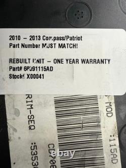 REBUILT 2010 2013 Compass/Patriot ABS Anti-Lock Brake Module Pump 68091115AD