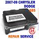 Repair Service? 2007-09 Dodge, Chrysler Abs Anti-lock Pump Control Module