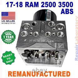 ReBuilt? 68351453AA 2017-2018 Dodge RAM 2500 3500 ABS Anti-lock Brake Pump HCU