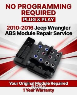 Repair Service 2010-2016 Jeep Wrangler ABS EBCM Anti-Lock Brake Control Module