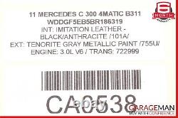 08-11 Mercedes X204 GLK350 C300 C63 AMG Module de commande de la pompe de frein ABS Anti-Lock