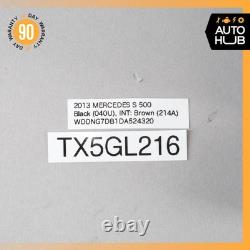 10-14 Mercedes W221 S550 S63 CL63 AMG pompe ABS anti-blocage module de frein OEM 72k