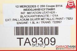 12-15 Mercedes C250 Slk250 Glk350 Abs Module De Contrôle De La Pompe De Frein Anti-blocage