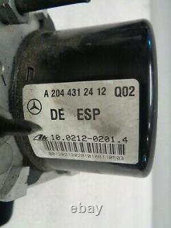2008-2011 Mercedes C300 W204 Abs Anti Lock Pompe Module De Frein Oem Ak2106195