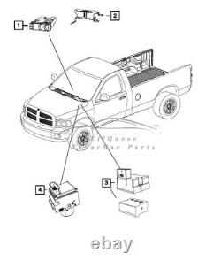 Adapté pour 2017 DODGE 2500 3500 Assemblage de pièces de frein antiblocage