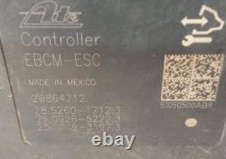 Ensemble pompe de frein antiblocage ABS OEM pour Chevrolet Equinox et GMC Terrain 2010