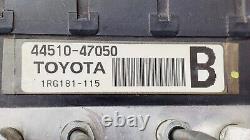 Module d'actionneur de pompe de frein anti-blocage ABS Toyota Prius 2004-09 44510-47050.