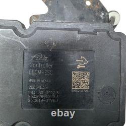 Module de pompe de frein antiblocage ABS Cadillac SRX 2011-2016 20864834 OEM testé
