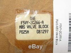 Nouveau Oem Ford Abs Valve Bloc-f5vy 2c266-a Lincoln Town Car 1995-1997 Witho Tcs