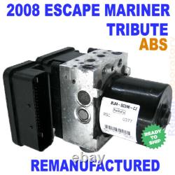 ReBuilt ? Pompe de frein ABS Anti-blocage 8L84-2C346-CJ pour Escape, Mariner, Tribute 2008