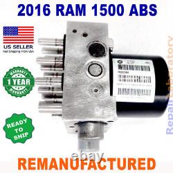 Reconstruit ? P68292756AA 2016 Dodge RAM 1500 Unité hydraulique antiblocage ABS (HCU)