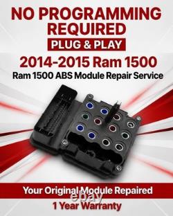 Service de réparation 2016 RAM 1500 ABS EBCM module de commande antiblocage des freins 68193650AD