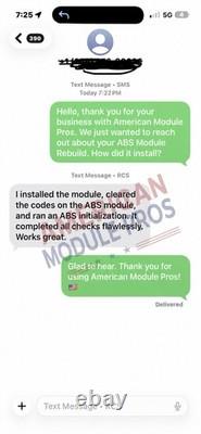 Service de réparation 2016 RAM 1500 ABS EBCM module de commande antiblocage des freins 68193650AD