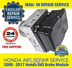 Service de réparation du module de contrôle ABS (Anti-blocage) Honda Pilot 2008-2015
